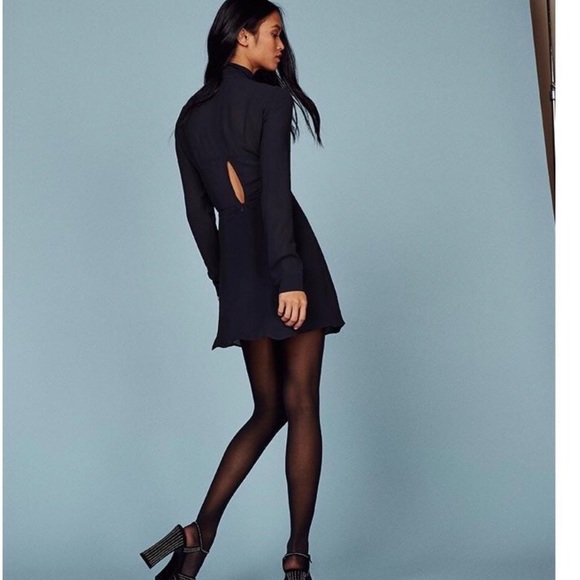 Reformation Serafina Navy Blue Dress 🤍 - Picture 3 of 13